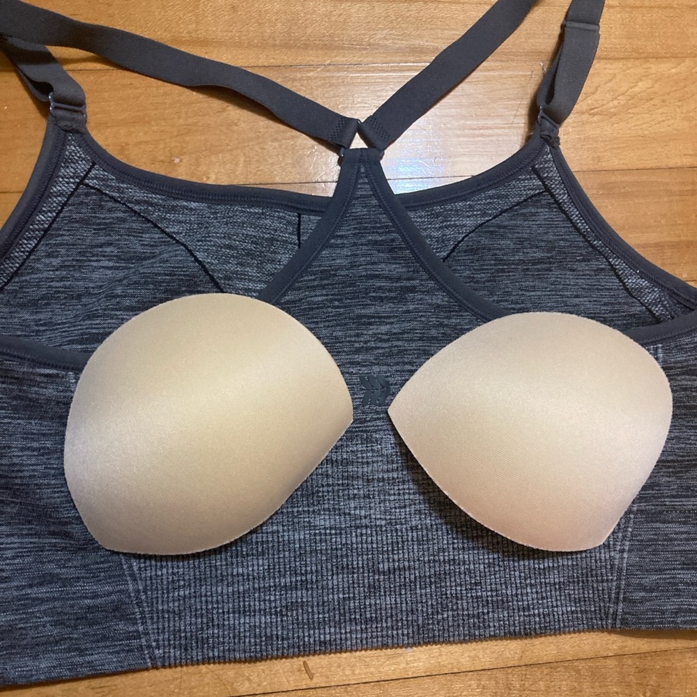 All in Motion Charcoal Sports Bra / Cami - Picture 7 of 7
